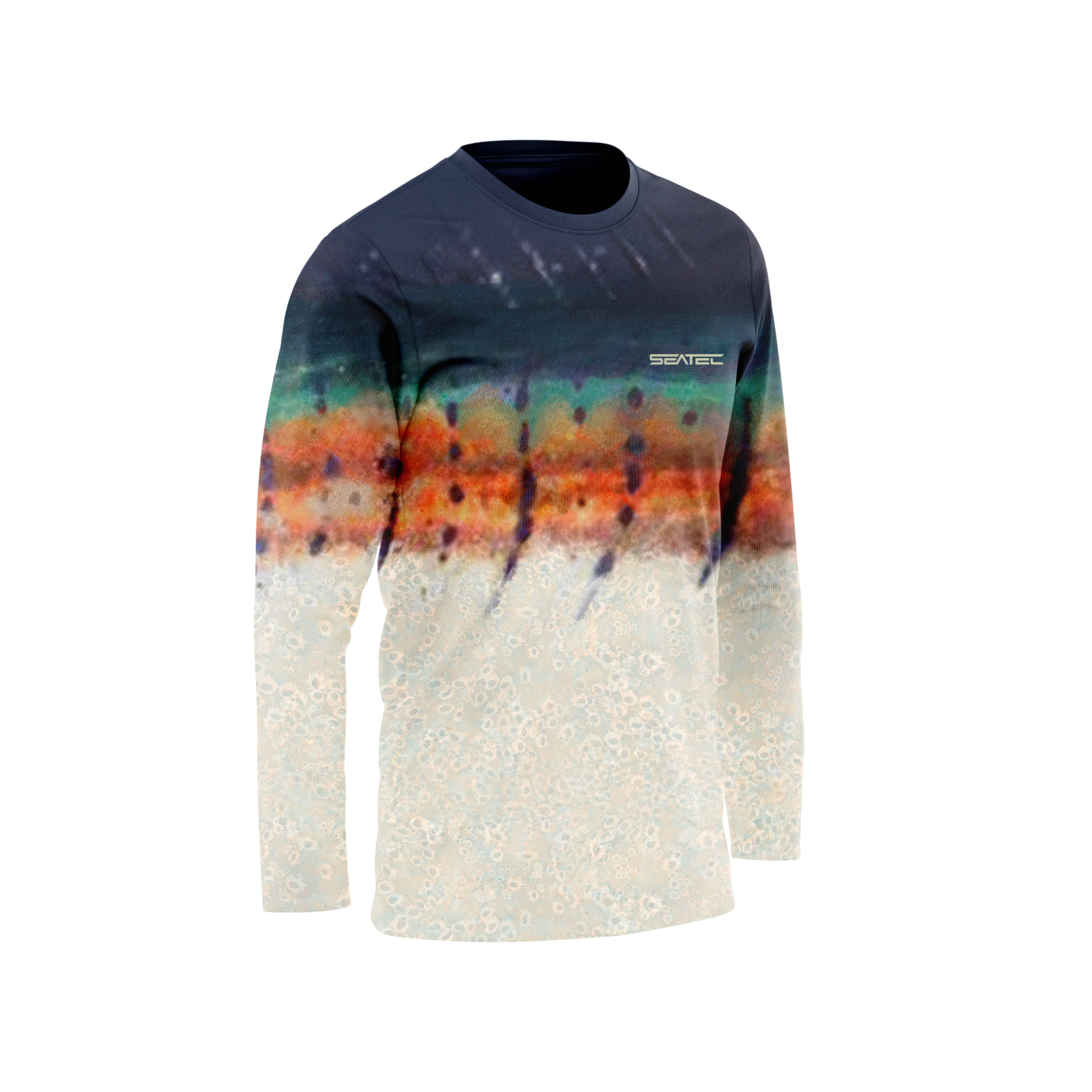 Sailfish Men's Crew Performance Shirt – Lightweight, moisture-wicking fishing shirt for active outdoor use with UPF sun protection