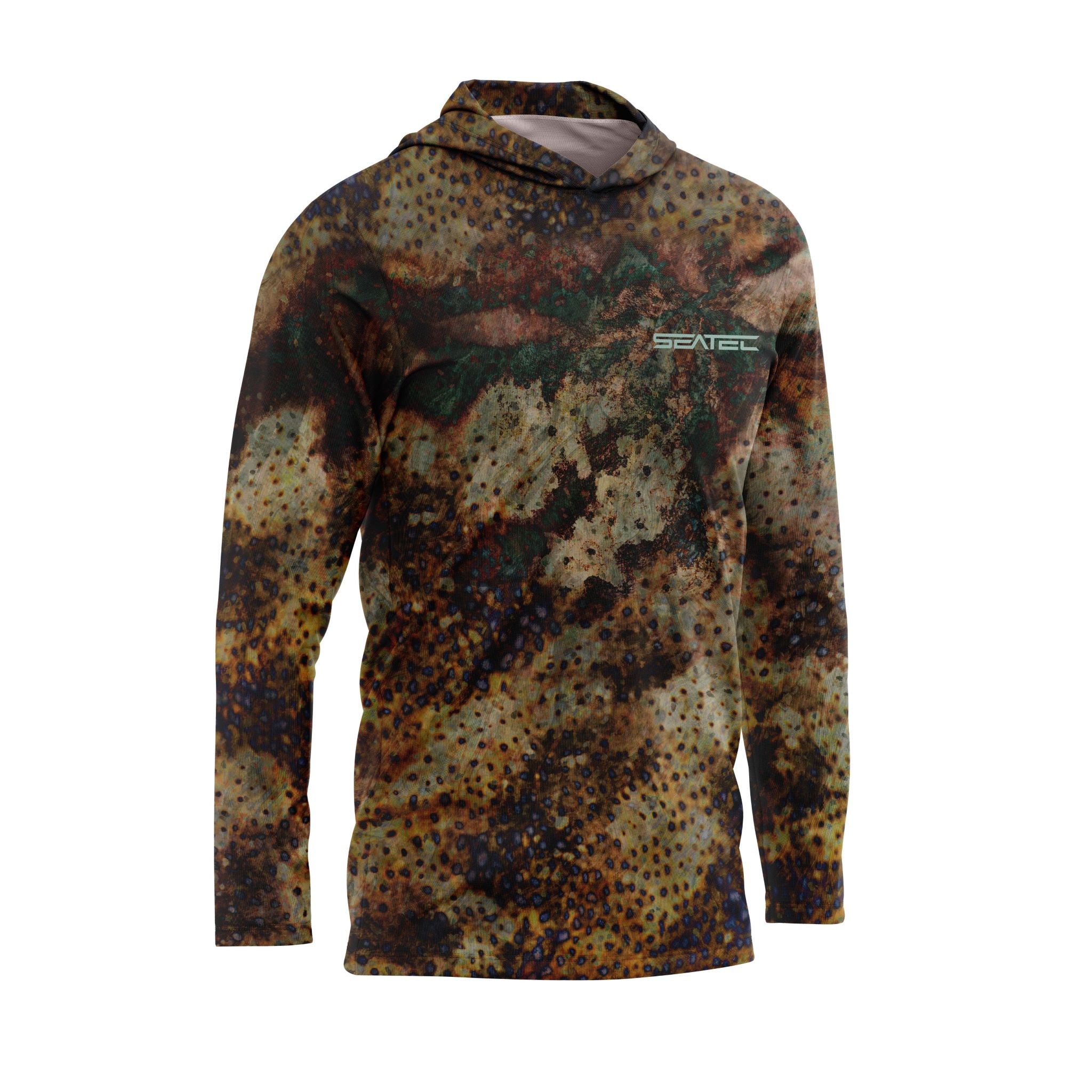 Goliath Men's Hooded Performance Shirt – Lightweight, moisture-wicking fishing shirt for active outdoor use with UPF sun protection