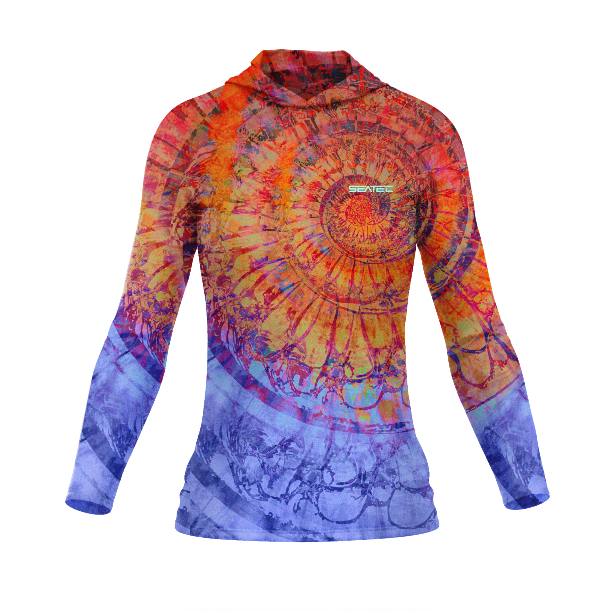 Seatec Women's Nautilus Hooded Performance Shirt – Lightweight, moisture-wicking fishing shirt for active outdoor use with UPF sun protection