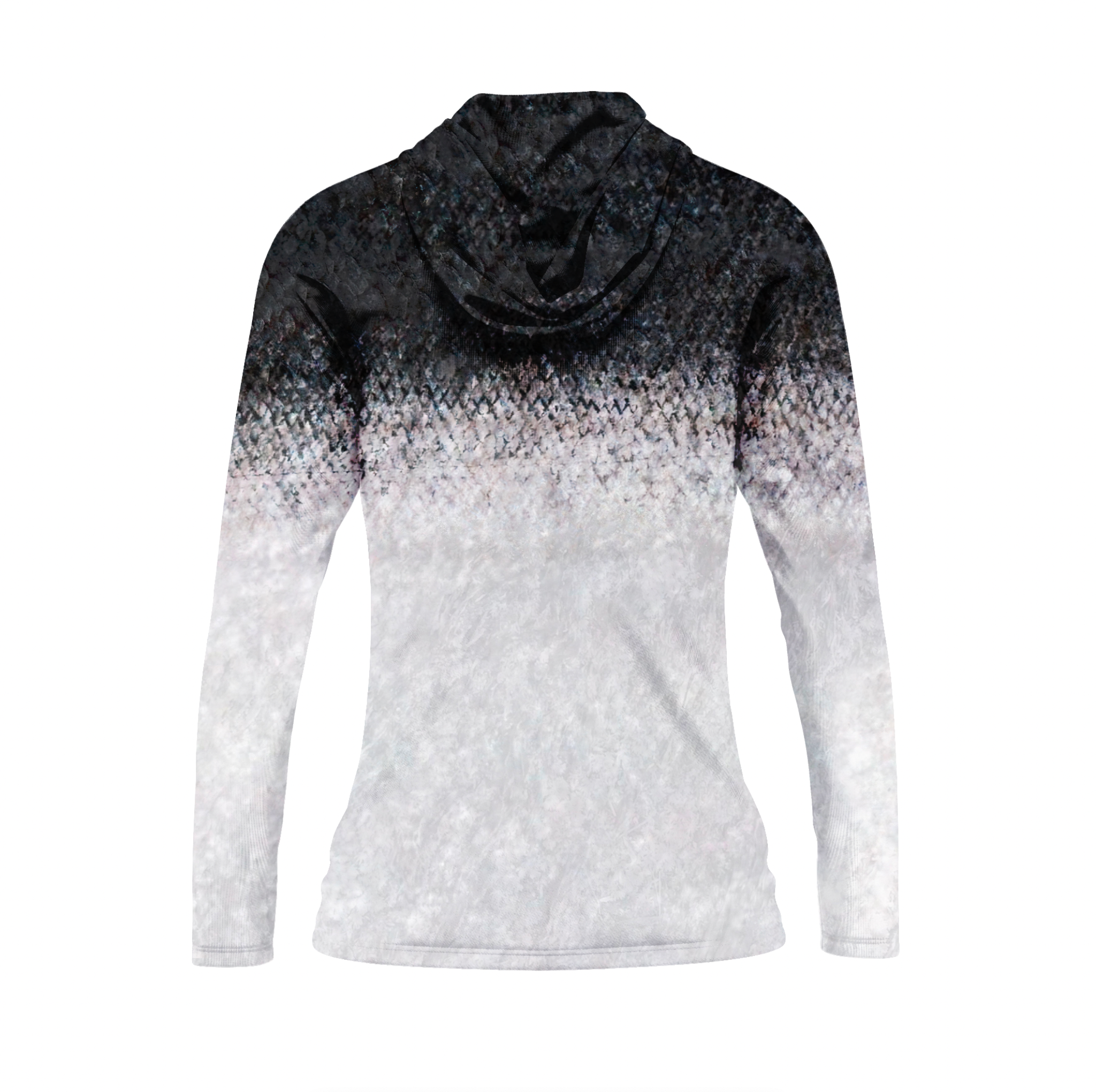 Seatec Women's Salmon Hooded Performance Shirt – Lightweight, moisture-wicking fishing shirt for active outdoor use with UPF sun protection